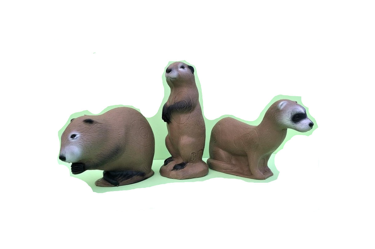 3D TARGET 3DI FAMILYPACK MINK-MUSKUSRAT-PRAIRIE DOG