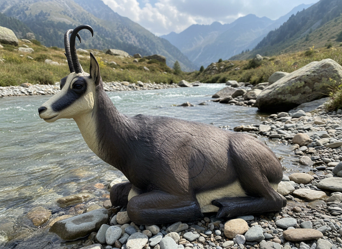 SRT TARGETS 3-D CHAMOIS WINTER COLOR BEDDED - GROUP 2 - L105cm H62