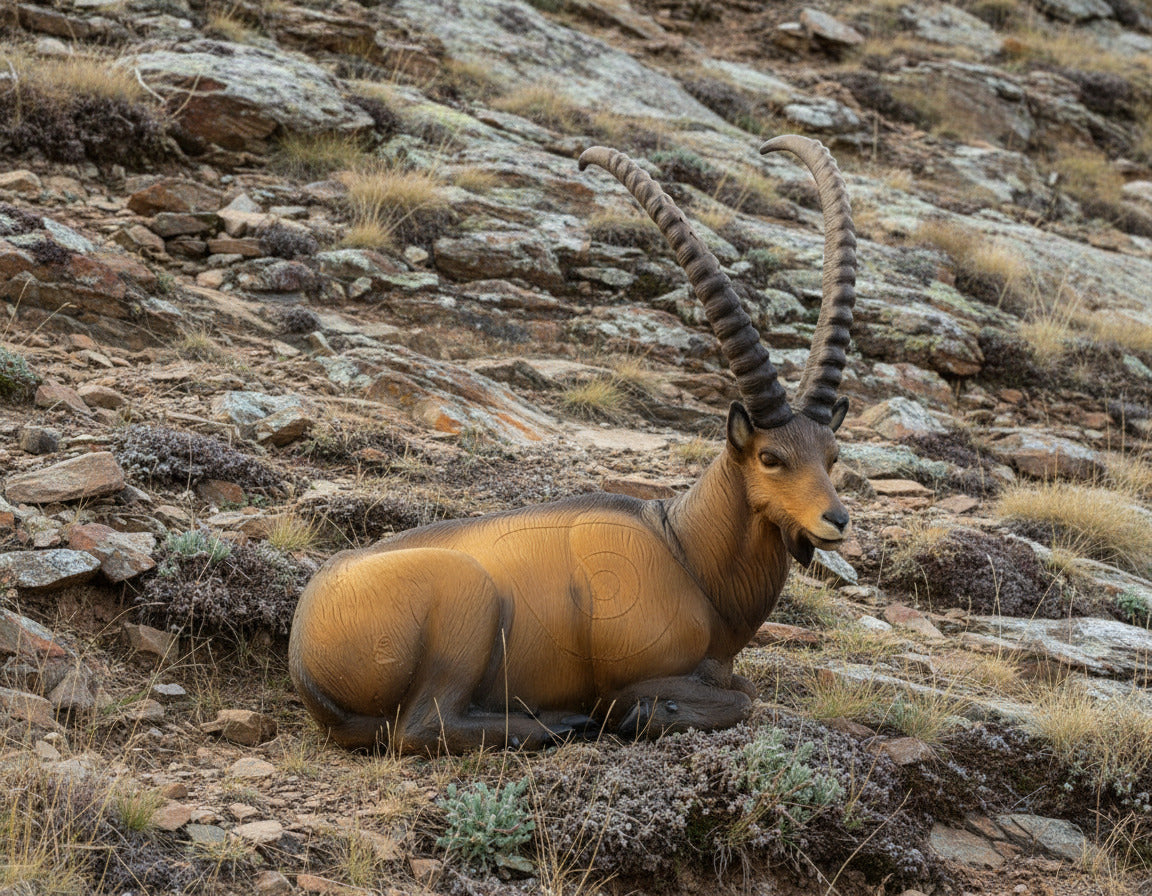 SRT TARGETS 3-D IBEX BEDDED - GROUP 1 - L96cm H43cm