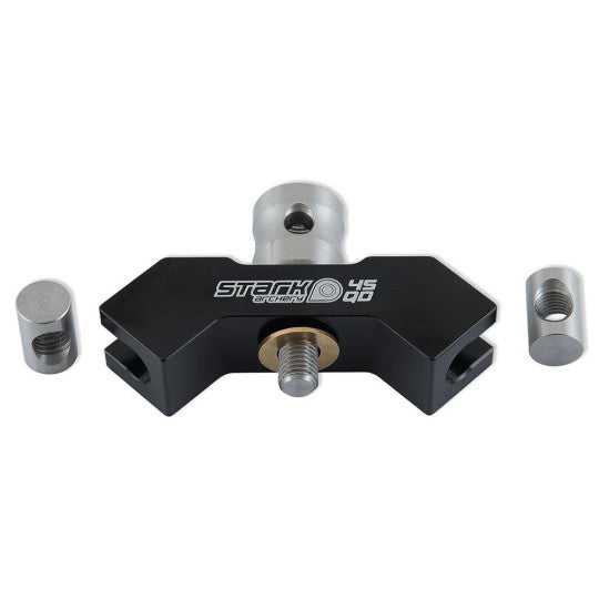 STARK ARCHERY 45 QD - ALU QUICK DETACH 5/16 45° X 0° BLACK V-BAR