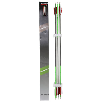 Shocq Fletched Arrow Inceptor 4.2 with Feathers/Point Installed | Unit 12