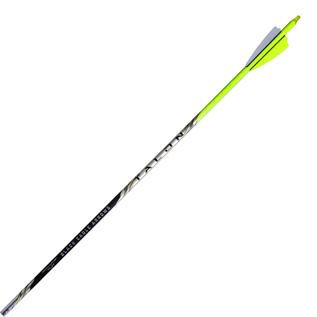 Black Eagle Fletched Arrow Talon Crested 2.5" Shield Cut .001" | Unit 6