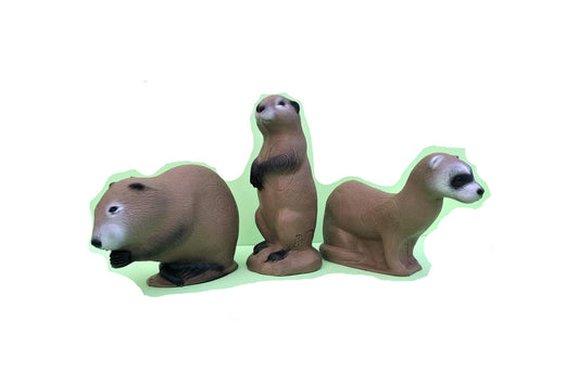 3D TARGET 3DI FAMILYPACK MINK-MUSKUSRAT-PRAIRIE DOG