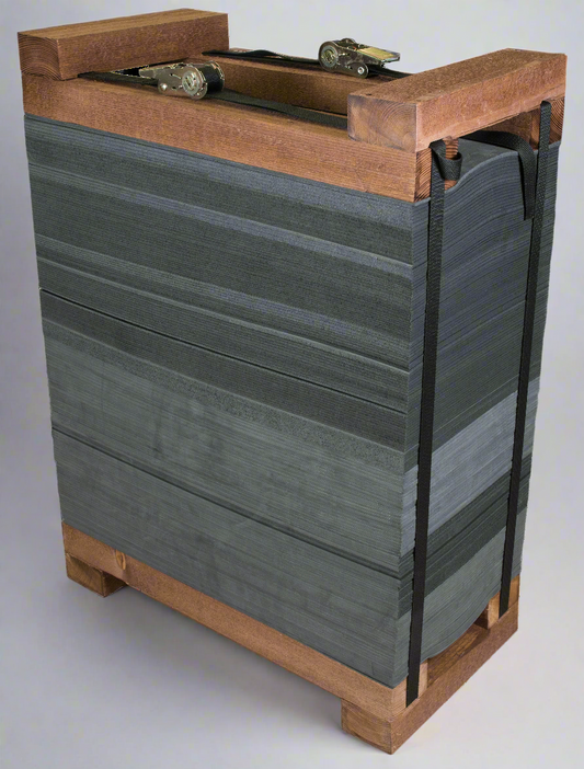 AVALON FOAM TARGET WITH WOODEN FRAME PACK BAND 60x60x30cm