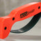 AccuSharp knife sharpener with orange handle on a white background