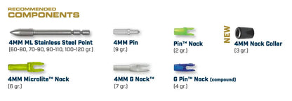 Easton Avance 4 mm Arrow Shaft (12‑pack)