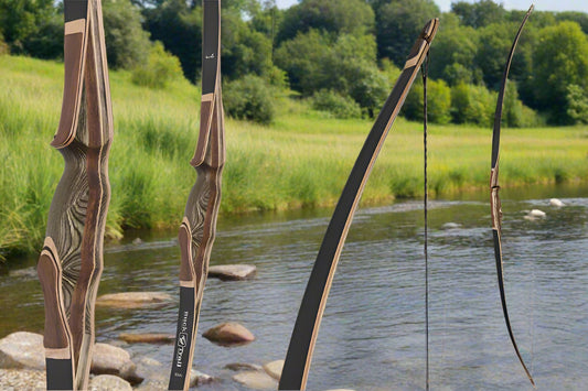 LONGBOWS BLACK HAWK  68" Incuded FLEMISH DYNEEMA STRING
