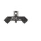 WNS V-BARS SVT CARBON 5/16  45° BLACK
