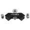 STARK ARCHERY 45 QD - ALU QUICK DETACH 5/16  45° X 0°  BLACK V-BAR
